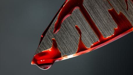 Bloody knife wallpaper