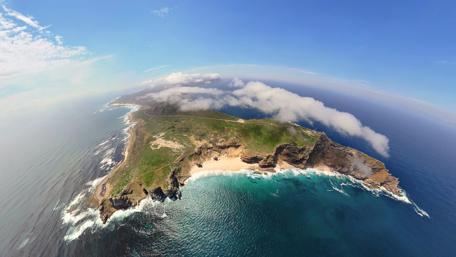 Majestic Aerial View of Cape of Good Hope wallpaper