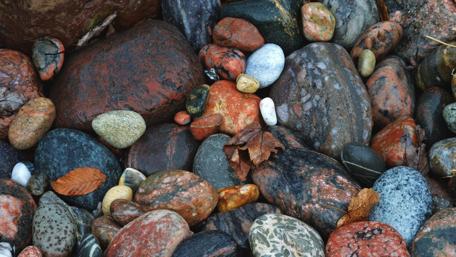 Colorful gravel wallpaper