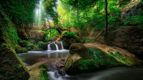 Schiessentümpel Cascade - Luxemburg wallpaper