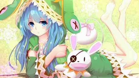 Ethereal Anime Charm Amidst a Pastel Dreamland wallpaper