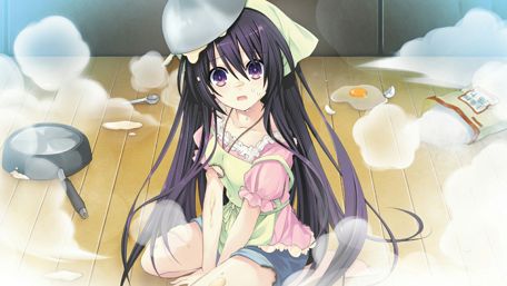 Kitchen Mishap with Anime Character wallpaper