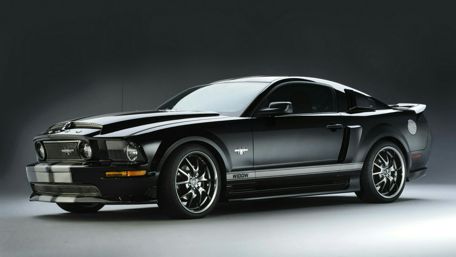 Black Widow Mustang wallpaper