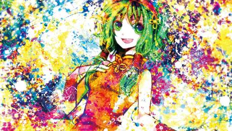 Colorful anime girl wallpaper