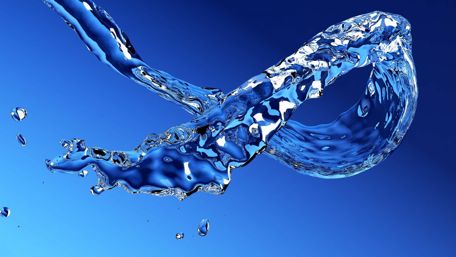 Flowing water stream wallpaper