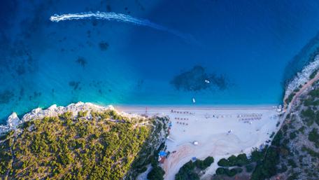 Ionian sea - Gjipe Beach, Albania wallpaper
