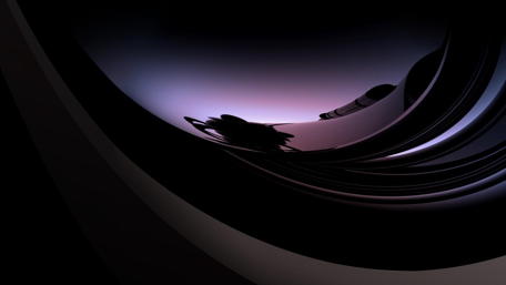 Ethereal Waves of Colorful Darkness wallpaper