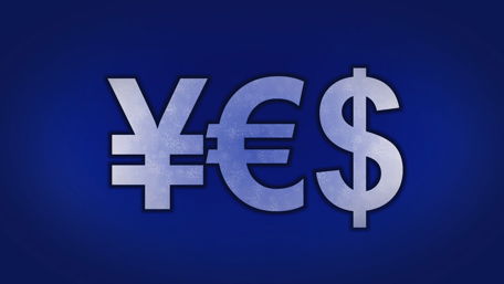 Japanese Yen & Euro & Dollar symbol wallpaper