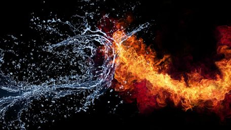Fire & Water wallpaper