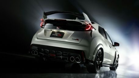 White Honda Civic Type R wallpaper
