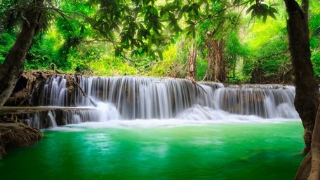 Erewan Waterfalls - Kanchanaburi, Thailand wallpaper