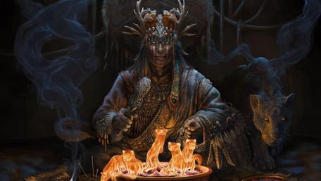Spiritual Shaman art - Folk inspiration wallpaper