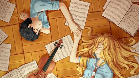 Shigatsu Wa Kimi No Uso wallpaper