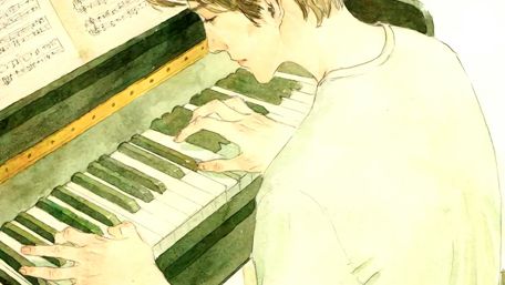 Melodic Reverie in Watercolors wallpaper