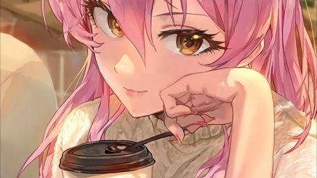 Pretty manga girl wallpaper