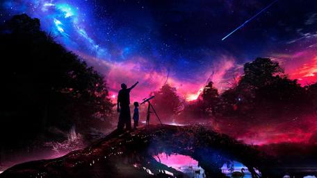 Shooting Star - Fantasy art wallpaper