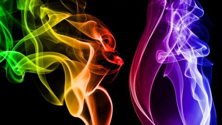 Colorful smoke wallpaper
