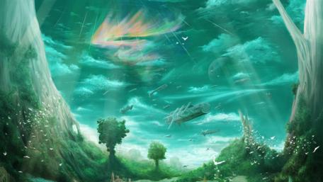 Fantasy landscape wallpaper