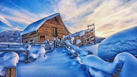 Beautiful winter graphics wallpaper