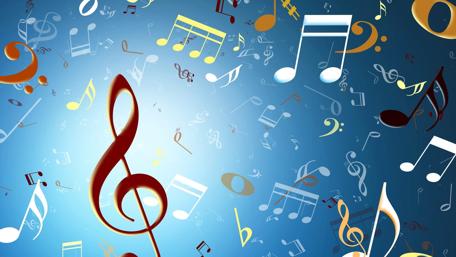 Music notes wallpaper