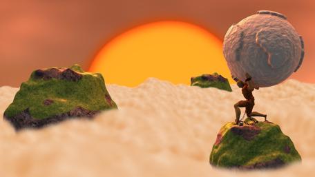 Epic Strength of Earth in Fantasy Realm wallpaper