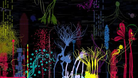 Colorful abstract art wallpaper