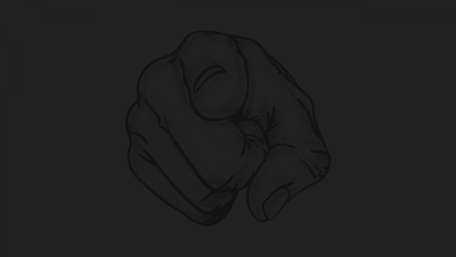 Bold Black Hand Drawing Wallpaper wallpaper