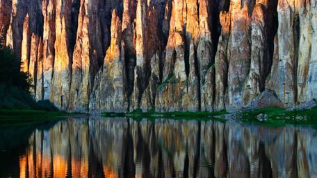 Lena Pillars Nature Park - Yakutia, Russia wallpaper
