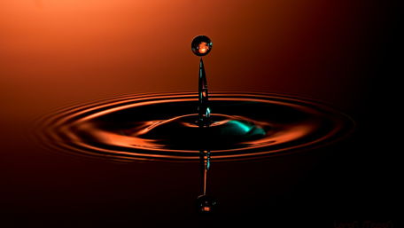 Water drop photography wallpaper