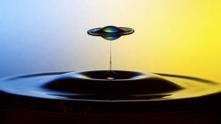 Fluid with negative mass wallpaper
