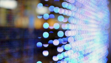 Vibrant Bokeh Lights in Abstract Form wallpaper