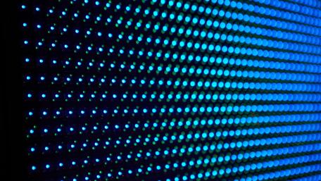 Vibrant Blue Light Pattern for Modern Spaces wallpaper