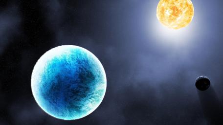 Earth, moon and sun ☀️ wallpaper
