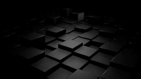 Black cubes wallpaper