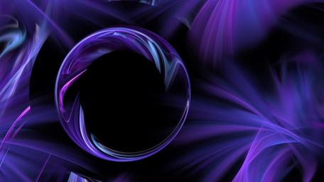 Blue sphere wallpaper