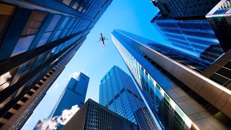 High Above the Skycrapers wallpaper