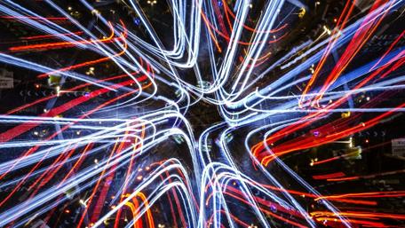 Multicolored lights wallpaper