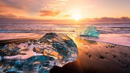 Ice and sea wallpaper