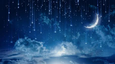 Fantasy night sky artwork wallpaper