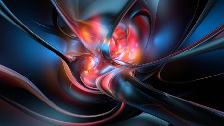 3D computer graphic design wallpaper