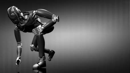 3D robot wallpaper