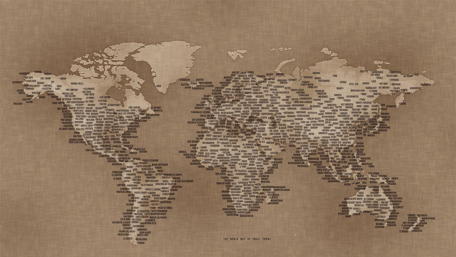 World map wallpaper