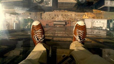 Sitting on the roof wallpaper