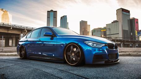 Blue BMW wallpaper