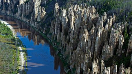 Lena Pillars Nature Park - Yakutia, Russia wallpaper