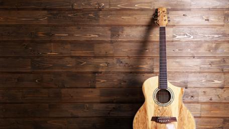 Rustic Melodies in Wooden Harmony wallpaper