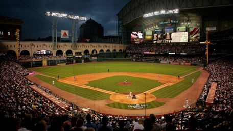 Houston Astros Game Night Excitement wallpaper