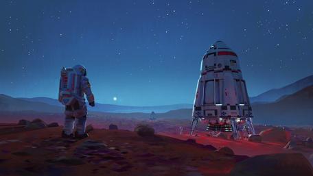Realistic Spaceship Illustration wallpaper