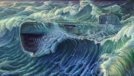 German Submarine Type XXI U 2540 wallpaper