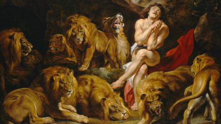 "Daniel in the Den of Lions, a Rubens Masterpiece" wallpaper